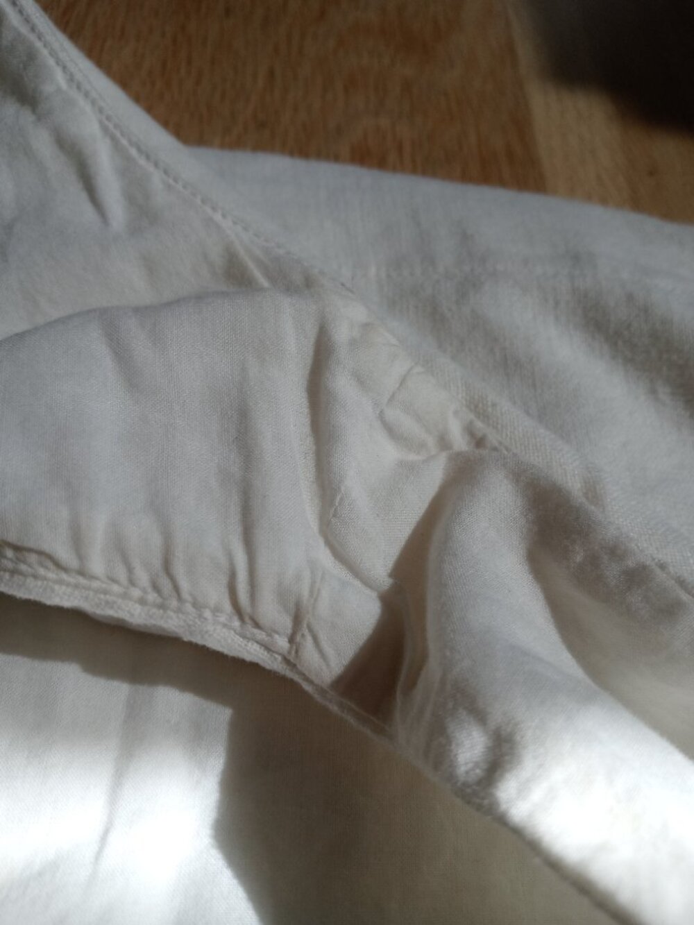 ABERCROMBIE & FITCH linen blend square neck top (S) - Picture 3 of 13
